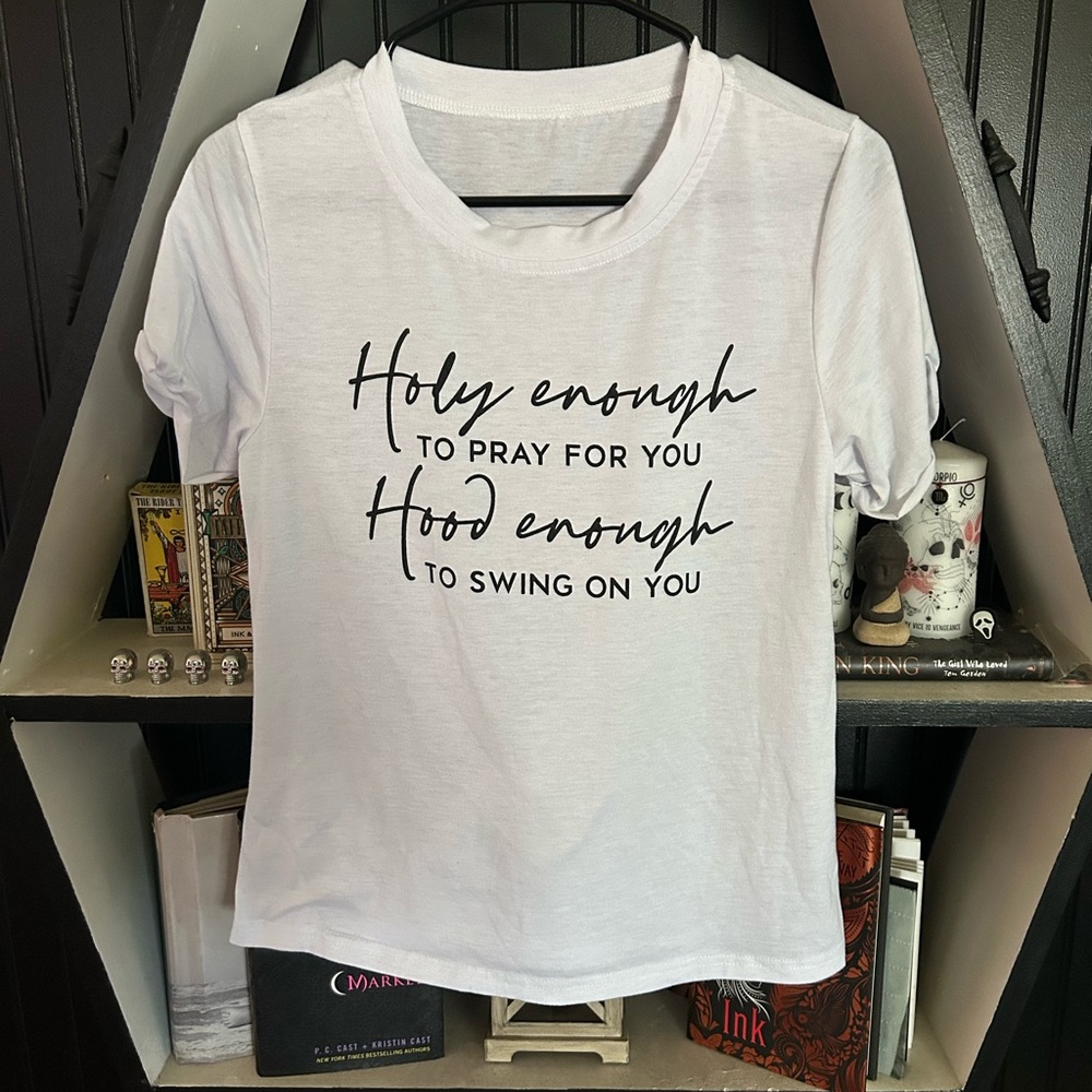 White Graphic Tee